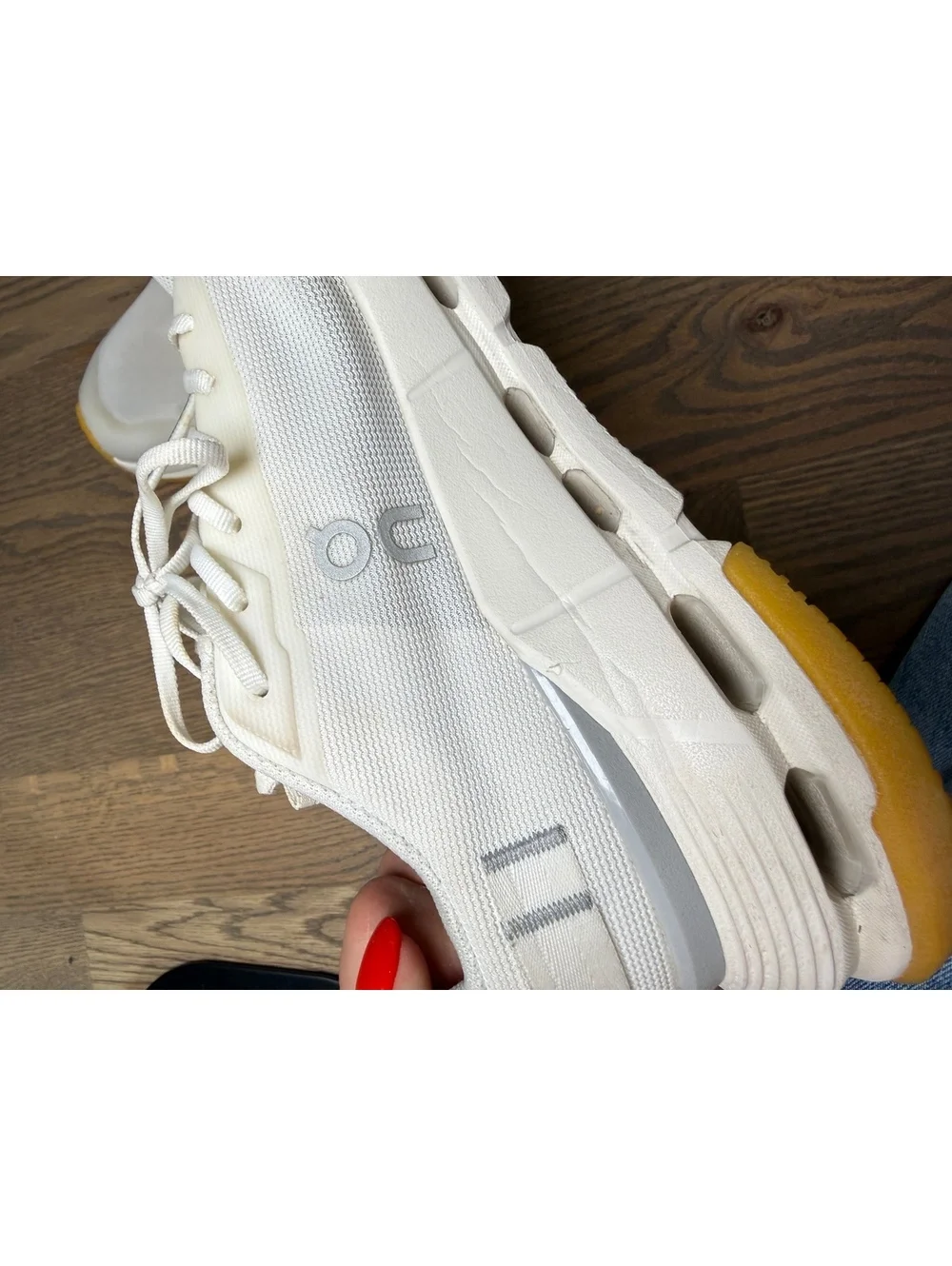 On Running Cloudtec White Athletic Sneakers